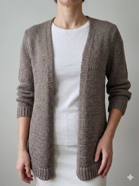 DKNY Open Front Knit Sweater Size S